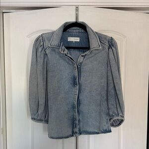 Zara Light Blue Denim Shirt